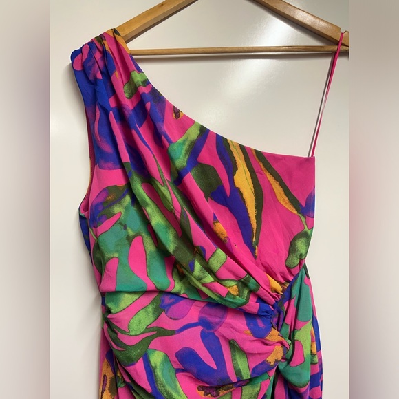 NEW NWT Fashion Nova Right Way Chiffon Maxi Dress - Multi Color size XL women’s - Picture 4 of 10